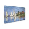Trademark Fine Art Claude Monet 'Regatta at Argenteuil' Canvas Art, 12x19 AA01252-C1219GG